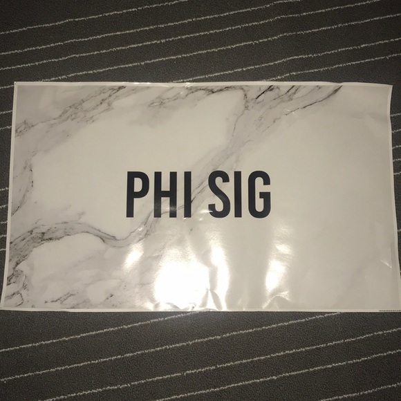 Phi Sigma Sigma Marble Poster - Picture 1 of 1